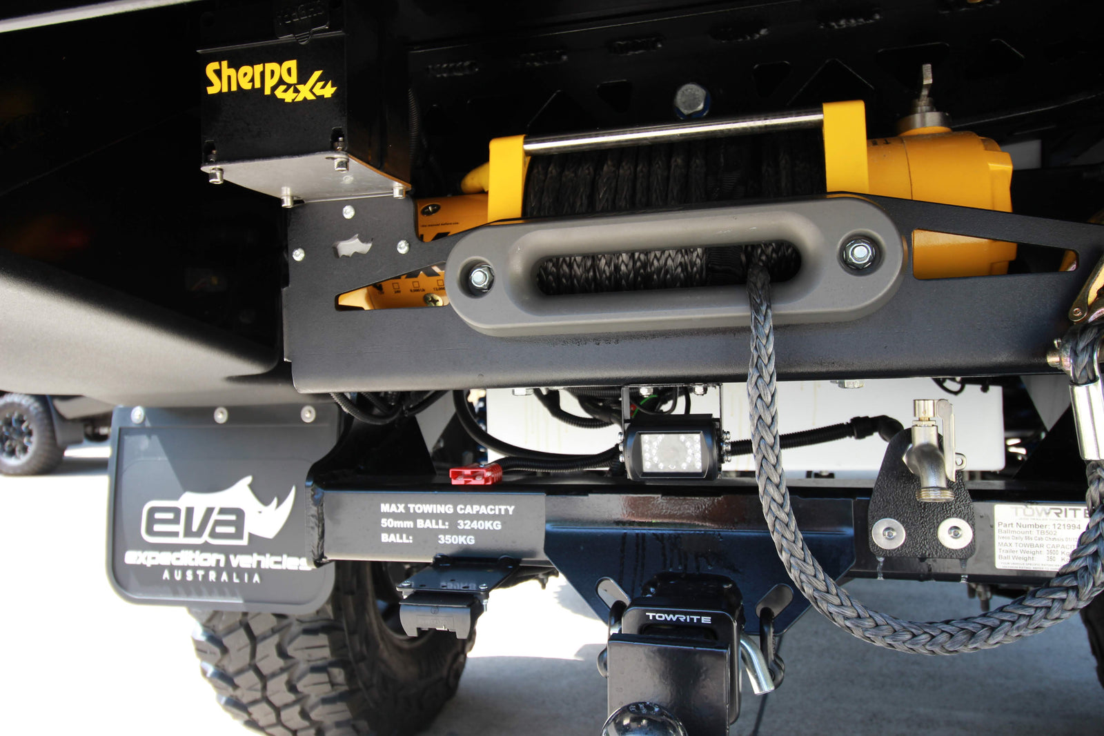 Sherpa winches - Metal MFG. (Expedition Vehicles Australia Pty Ltd)